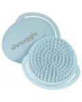 Антибактериална силиконова четка за баня Shnuggle - Синя - 1t