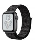 Смарт часовник Apple Nike + S4 - 40mm, сив, черен sport loop - 1t