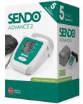 Апарат за кръвно налягане Sendo Advance 2, пълен автомат, с адаптер - 4t