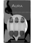 Aura Мини апликатори за сенки, N622, 3 броя - 1t
