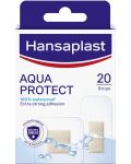 Aqua Protect Водоустойчиви пластири, 20 броя, Hansaplast - 1t