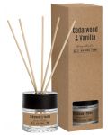 Ароматни пръчици Bispol - Cedarwood & Vanilla, 50 ml - 1t