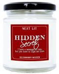 Ароматна свещ Next Lit Hidden Secrets - Весела Коледа, на български език - 1t