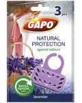 Ароматизатор против молци Gapo - Natural Protection, 3 броя, лавандула - 1t