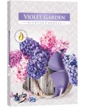 Ароматни свещи Bispol Aura - Violet Garden, 6 броя - 1t