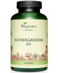 Ashwagandha Bio, 180 капсули, Vegavero - 1t