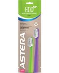 Astera Четка за зъби Eco, Soft, 2 броя - 1t