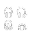 Слушалки Audio-Technica - ATH-M50X, черни - 7t