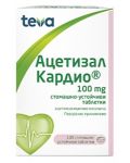 Ацетизал Кардио, 100 mg, 100 таблетки, Teva - 1t