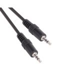 Аудио кабел VCom - CV201, жак 3.5 mm/жак 3.5 mm, 5 m, черен - 2t