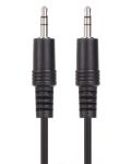 Аудио кабел VCom - CV201, жак 3.5 mm/жак 3.5 mm, 1.5 m, черен - 1t