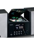 Аудио система Lenco - MC-250BK, черна/сива - 4t
