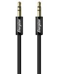 Аудио кабел Energizer - 3.5 mm/3.5 mm, 1.5 m, черен - 1t