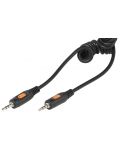 Аудио кабел Vivanco - жак 3.5 mm/жак 3.5 mm, 1 m, черен - 1t