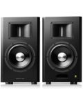Аудио система Edifier - AirPulse A300 Pro, черна/кафява - 2t