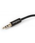 Аудио кабел Energizer - 3.5 mm/3.5 mm, 1.5 m, черен - 5t