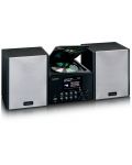 Аудио система Lenco - MC-250BK, черна/сива - 3t