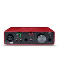 Аудио интерфейс Focusrite - Scarlett Solo 3rd Gen, червен - 1t