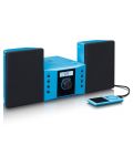 Аудио система Lenco - MC-013BU, синя - 3t