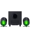 Аудио система Razer - Nommo V2, 2.1, черна - 4t