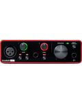 Аудио интерфейс Focusrite - Scarlett Solo 3rd Gen, червен - 4t