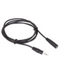 Аудио кабел VCom - CV202, жак 3.5 mm/жак 3.5 mm, 3 m, черен  - 2t