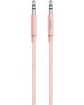 Аудио кабел Belkin - Premium, 3.5 mm, 1.2 m, розов - 1t
