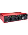 Аудио интерфейс Focusrite - Scarlett 18i8 3rd Gen, червен - 3t