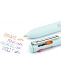 Автоматична химикалка Pentel - Izee, 0.7 mm, 4 цвята, светлосиня - 2t