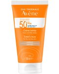 Avène Sun Тониран слънцезащитен крем за лице, SPF50+, 50 ml - 1t