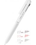 Автоматична химикалка Pentel Calme - 2 цвята 0.7 mm и графит 0.5 mm, бял - 2t