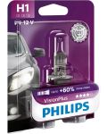 Автомобилна крушка Philips - H1, Vision plus +60% more light, 12V, 55W, P14.5s - 1t