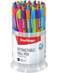 Автоматична химикалка Berlingo Fuze - 0.7 mm, асортимент - 3t