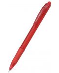 Автоматична химикалка Pentel BX417 - Feel It, 0.7 mm, червен - 1t