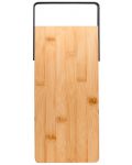Бамбукова дъска Nerthus - За рязане и сервиране, 30 x 14.4 cm - 1t
