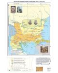 България при цар Калоян и цар Иван Асен ІІ 1197-1241 (стенна карта) - 1t