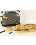 Бамбукова дъска и нож за хляб Pebbly - размер L - 4t