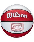 Баскетболна топка Wilson - NBA Team Retro Mini Chicago Bulls, червена - 4t