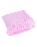 Бебешко одеяло Baby Matex - Timo, 75 x 100 cm, розово - 1t