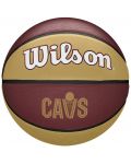 Баскетболна топка Wilson - Team Tribute Cleveland Cavs, размер 7 - 1t
