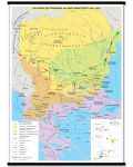 България до приемане на християнството (681-852) - стенна карта - 1t