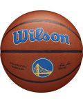 Баскетболна топка Wilson - NBA Team Alliance GS Warriors, размер 7 - 1t