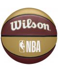 Баскетболна топка Wilson - Team Tribute Cleveland Cavs, размер 7 - 2t