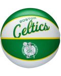 Баскетболна топка Wilson - NBA Team Retro Mini Boston Celtics, зелена - 1t