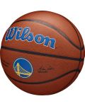 Баскетболна топка Wilson - NBA Team Alliance GS Warriors, размер 7 - 3t