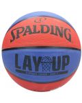 Баскетболна топка SPALDING - LayUp, размер 7, синя - 1t