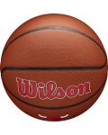 Баскетболна топка Wilson - NBA Team Alliance Chicago Bulls, размер 7 - 5t