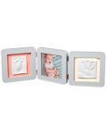 Рамка за снимка и 2 отпечатъка Baby Art - My Baby Touch, бяла - 1t