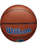Баскетболна топка Wilson - NBA Team Alliance GS Warriors, размер 7 - 5t