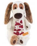 Плюшена играчка Budi Basa - Кученце Бартоломей, с вратовръзка, 33 cm - 1t